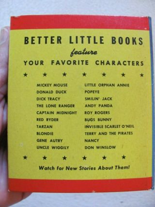1948 DICK TRACY AND THE BICYCLE GANG - THE BETTER LITTLE BOOK - COND. 6