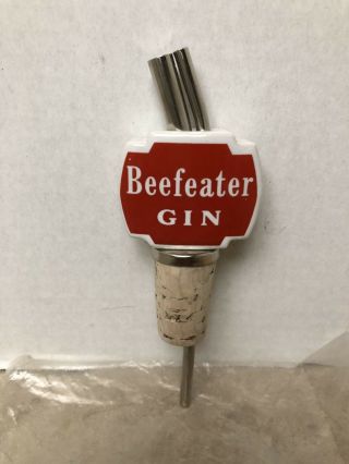 Vintage Porcelain Beefeater Gin Pourer In Bag See Pictures
