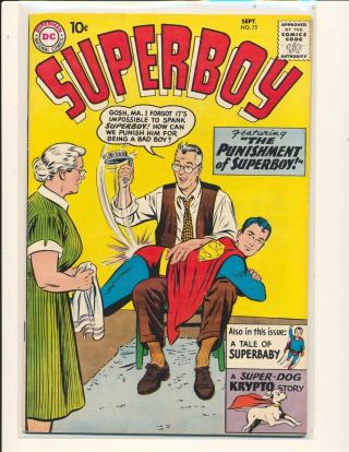 Superboy 75 Vg/fine Cond.