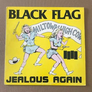 Black Flag Jealous Again Rare 1st Pressing Sst 1980 Punk Vinyl Holy Grail