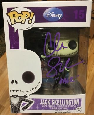Funko Pop Disney Jack Skellington Signed/autographed Chris Saradon