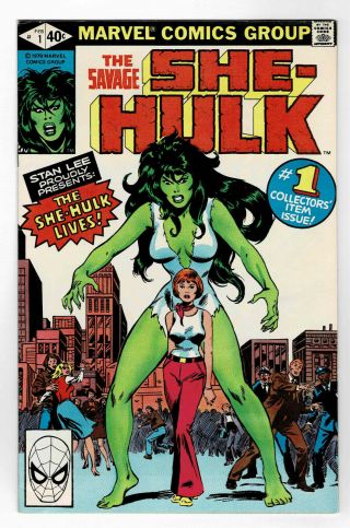 Savage She - Hulk 1 Marvel Comic Book - Vf - 1st Jennifer Walters - Key Issue