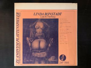 Linda Ronstadt Live At The Roxy Lp Album Vinyl Record Rare