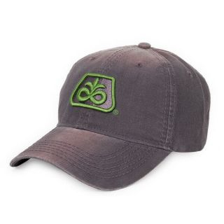Pioneer Seed Heavy Washed Grey Twill Trademark Logo Cap Hat Ps16