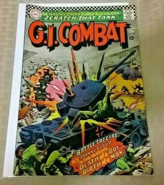 G.  I.  Combat 124 Vf,  Haunted Tank Dc Comics June 1967 Silver Age