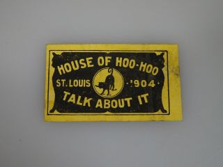 House Of Hoo - Hoo St Louis 1904 Advertising Label Stamp - 56272