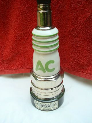 Jim Beam Vintage Ac Spark Plug Decanter