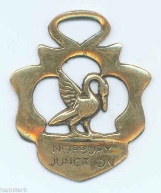 Pelican - Norbury Junction Vintage Canal Horse Brass (5596)