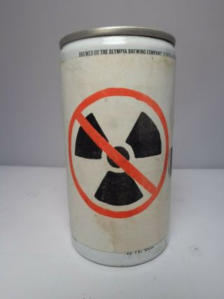 No Nukes Missourians For Safe Energy Paper Label Aluminum Pt Beer Can