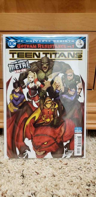 Teen Titans 12 Variant 1st Appearance Of The Batman Who Laughs Nr