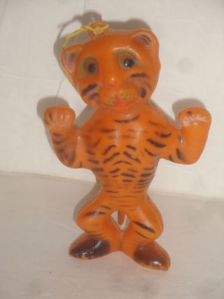 Vintage Esso Exxon Plastic Toy Tiger Figure 1960/70 