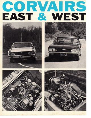1966 Chevrolet Corvair / Ieco And Fitch Sprint 4 - Page Article / Ad