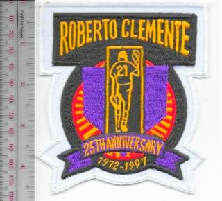 Puerto Rico Baseball Roberto Clemente 25th Anniversary Memorial Pittsburgh Lg