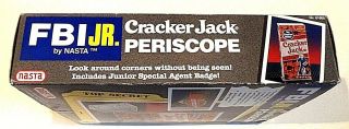 Vintage Nasta FBI Jr.  Cracker Jack Periscope 1991 W/badge 3