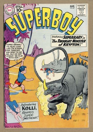 Superboy (1st Series Dc) 87 1961 Gd/vg 3.  0