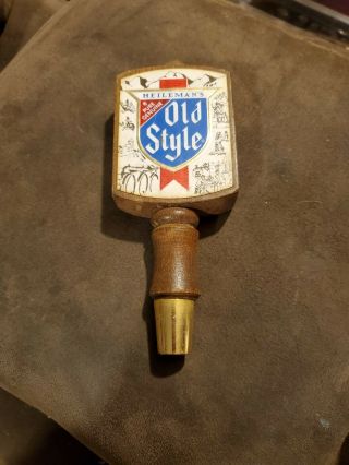 Vintage Old Style Beer Tap Handle