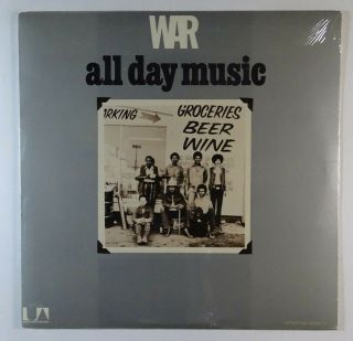 War All Day Music Lp On United Artists