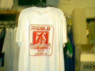 F&s Beer Brewery T - Shirt Shamokin Pa