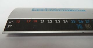 Cray Research Inc vintage advertising desk thermometer paperweight 3