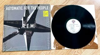 R.  E.  M.  Automatic For The People - Uk 1992 Wx 488 1st Press Rare Everybody Hurts