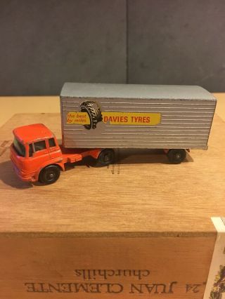 Matchbox Lesney Major Pack W/trailer No 2 Bedford Davies Tyres - Made In England