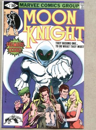 Moon Knight 1 - 1980 Vf/nm Bill Sienkiewicz Doug Moench Moon Knight Origin