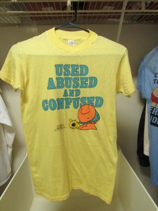 Ziggy Vintage T - Shirt " Abused And Confused " Size M 1980
