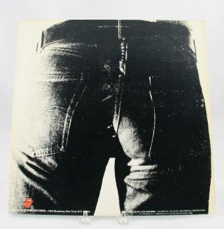 The Rolling Stones Sticky Fingers Vinyl LP COC 59100 Zipper 1st Press 1971 Atco 2