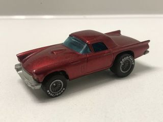 Hot Wheels Vintage 80s Real Riders ‘57 T - Bird Red Loose Grey Hubs