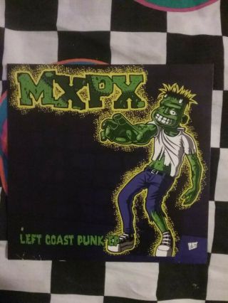 Mxpx " Left Coast Punk Ep " 7 " Oop 54/200 Vinyl Glow In The Dark Halloween Punk