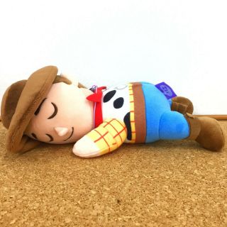 Toy Story 4 Woody Stuffed Toy Plush Sleeping Friend S Size Disney Pixar