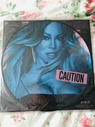Mariah Carey Caution Picture Disc Vinyl Lp Rare 1000 Copies
