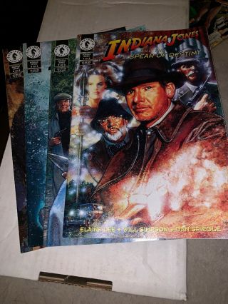 Indiana Jones And The Spear Of Destiny 1 - 4 Complete Set