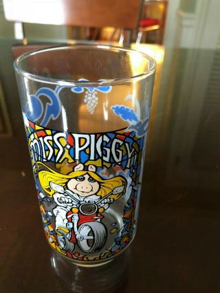 Mcdonalds Miss Piggy Glass