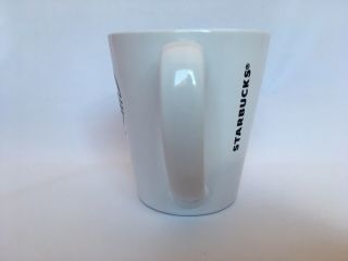 STARBUCKS White 9.  63 fl oz / 285 ml Coffee Mug Logo Classic Angle Cup Ceramic 2