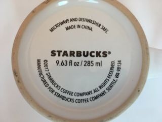 STARBUCKS White 9.  63 fl oz / 285 ml Coffee Mug Logo Classic Angle Cup Ceramic 5
