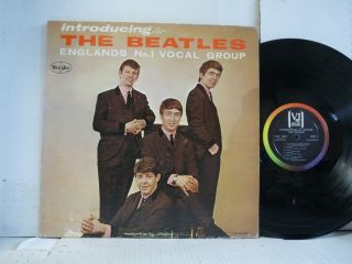Vg,  " Introducing The Beatles " Mono Vj Lp Brackets Label From 1964 1st Press N