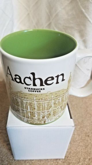 Starbucks Aachen Global Icon Mug  14 Oz Germany Nwt