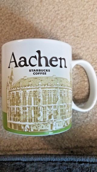 STARBUCKS Aachen Global Icon Mug  14 Oz Germany NWT 2