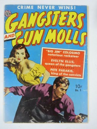 Gangsters And Gun Molls 1 (avon,  9/1951) (good) Golden Age Wally Wood