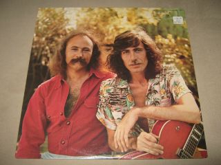 David Crosby Graham Nash Wind On The Water Rare Vinyl Lp 1975 Abcd902