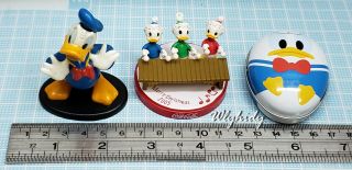 Disney Donald Duck & Baby Figure & Case