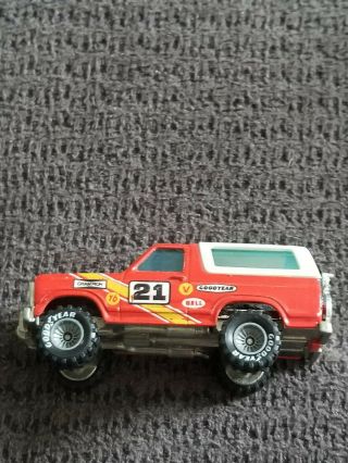 1982 Hot Wheel Real Riders Ford Bronco 21 Goodyear Rubber Tires - Near