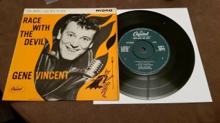 Gene Vincent - Race With The Devil - Uk 7 " Ep - Very Good,
