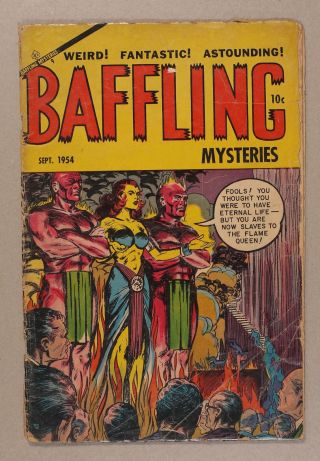 Baffling Mysteries 22 1954 Gd - 1.  8