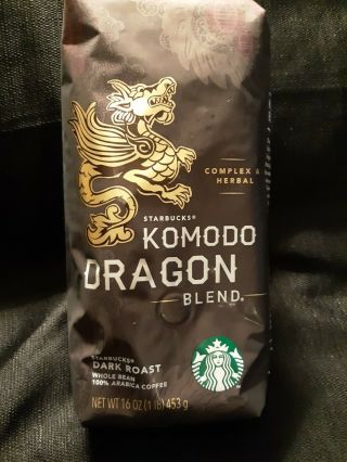 Starbucks Komodo Dragon Whole Bean Coffee (2 X 16 Oz Pkgs. )