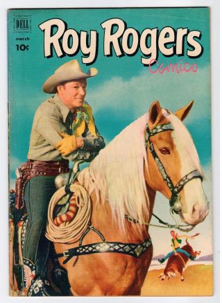 Dell Roy Rogers Comics 51 - Fn March 1952 Vintage Comic