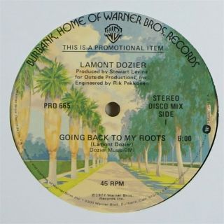 Lamont Dozier " Going Back To My Roots " Disco Soul Funk 12 " Warner Bros Promo Mp3