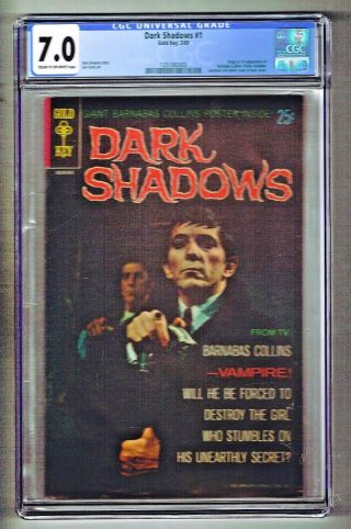 Dark Shadows 1 Cgc 7.  0 Gold Key Comics 1969 Origin 1st Appear Barnabas Collins