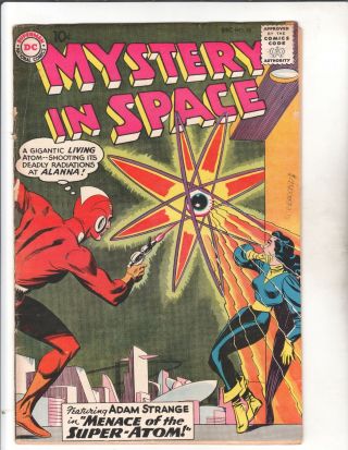 Mystery In Space 57 1960 Dc Early Adam Strange Classic